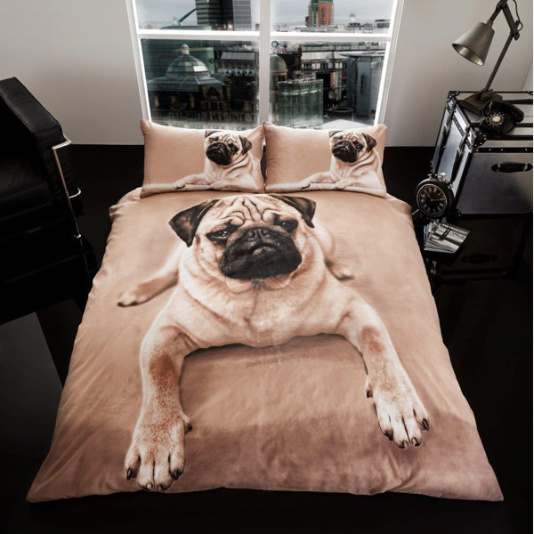 Pug hotsell doona cover